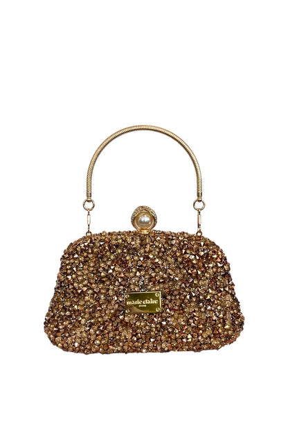 RHINESTONES EVENING BAG-Clutches-MARIE CLAIRE- Pointure.AE