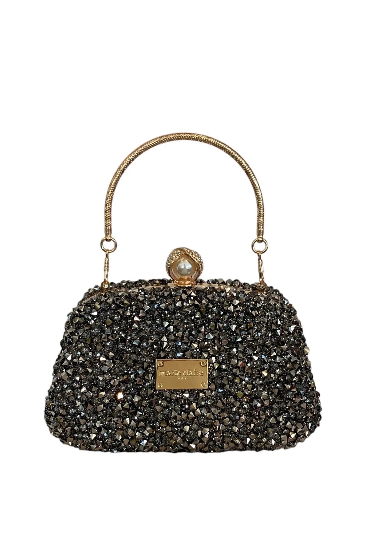 RHINESTONES EVENING BAG-Clutches-MARIE CLAIRE- Pointure.AE