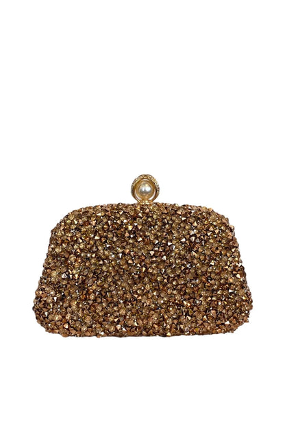 RHINESTONES EVENING BAG-Clutches-MARIE CLAIRE- Pointure.AE