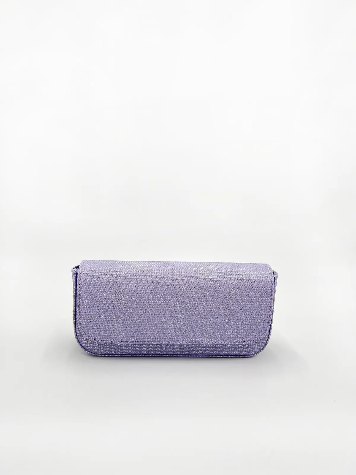 SHINY FABRIC LILAC CLUTCH-Clutches-UNISA- Pointure.AE