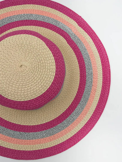 SHINY STRAW HAT-Hats-ALEX MAX- Pointure.AE