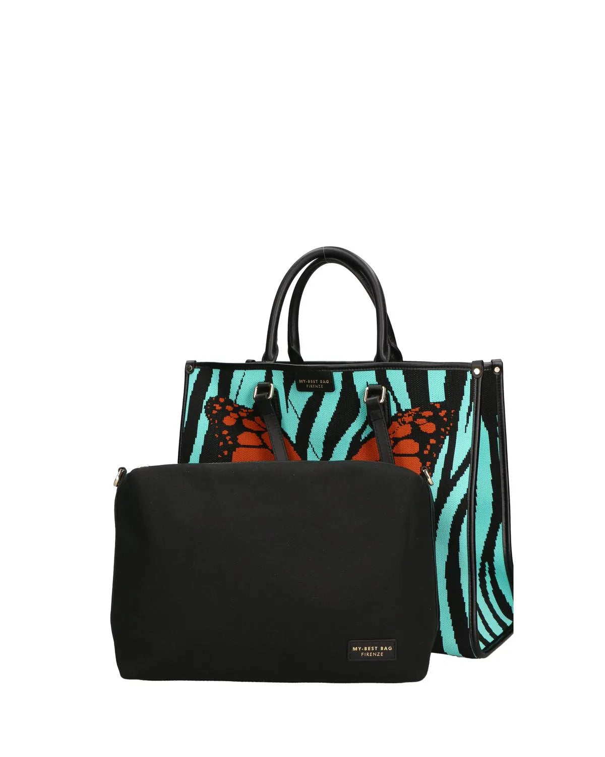SHOPPER BAG - SAFARI MOTH-Tote Bags-MY BEST BAG- Pointure.AE