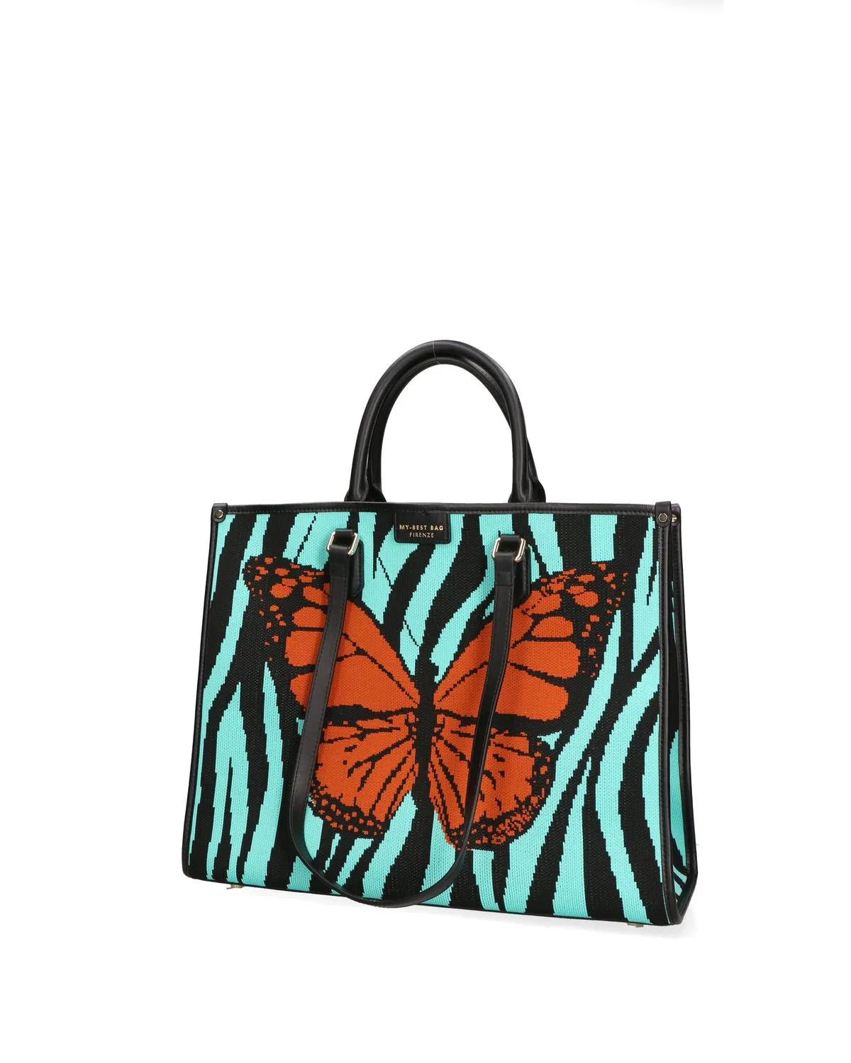 SHOPPER BAG - SAFARI MOTH-Tote Bags-MY BEST BAG- Pointure.AE