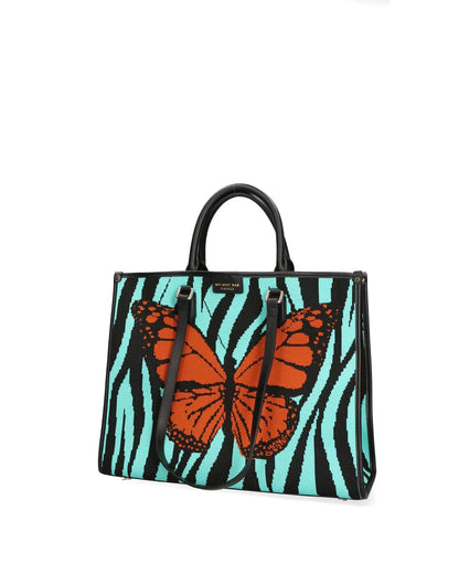 SHOPPER BAG - SAFARI MOTH-Tote Bags-MY BEST BAG- Pointure.AE