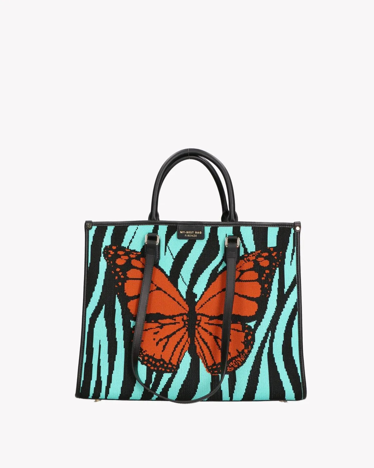 SHOPPER BAG - SAFARI MOTH-Tote Bags-MY BEST BAG- Pointure.AE