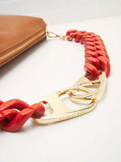 SHOULDER BAG IN BROWN-Shoulder Bags-MY BEST BAG- Pointure.AE