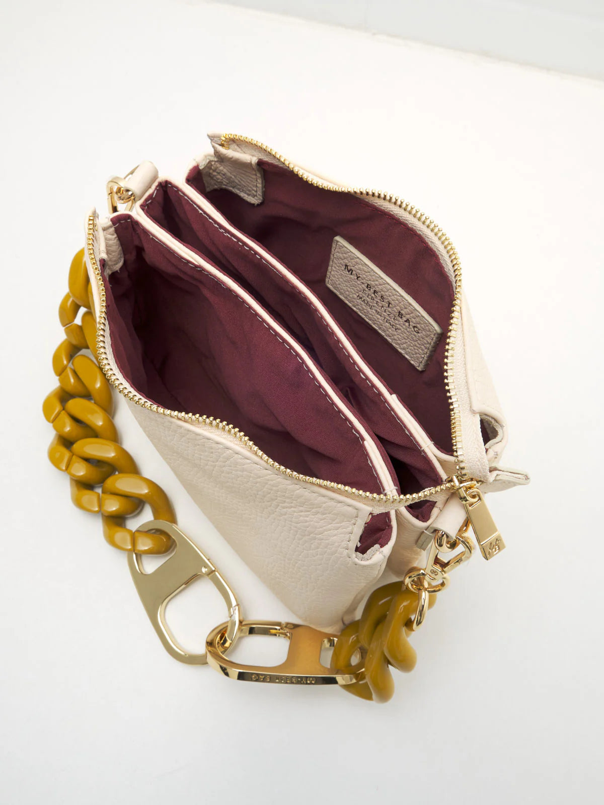 SHOULDER BAG IN WHITE-Shoulder Bags-MY BEST BAG- Pointure.AE