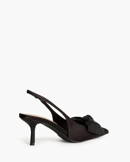 SLING BACK IN BLACK-Sling Backs-CORINA- Pointure.AE