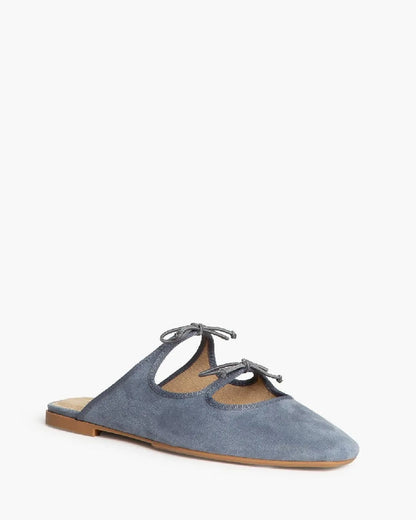 SLIP-ON WITH BOW DETAIL-Slippers-CORINA- Pointure.AE
