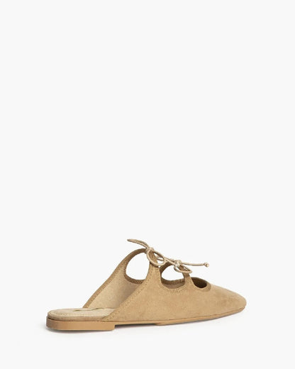 SLIP-ON WITH BOW DETAIL-Slippers-CORINA- Pointure.AE