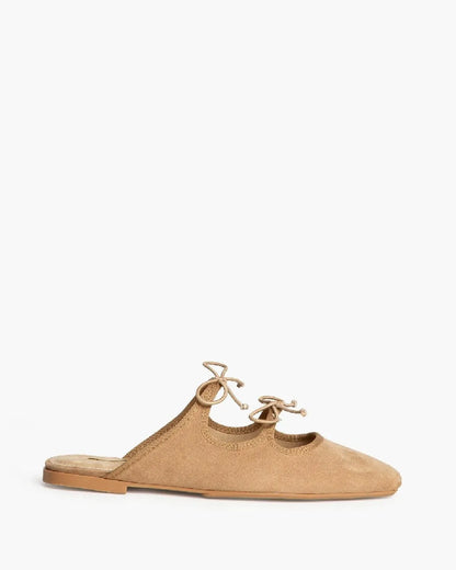 SLIP-ON WITH BOW DETAIL-Slippers-CORINA- Pointure.AE