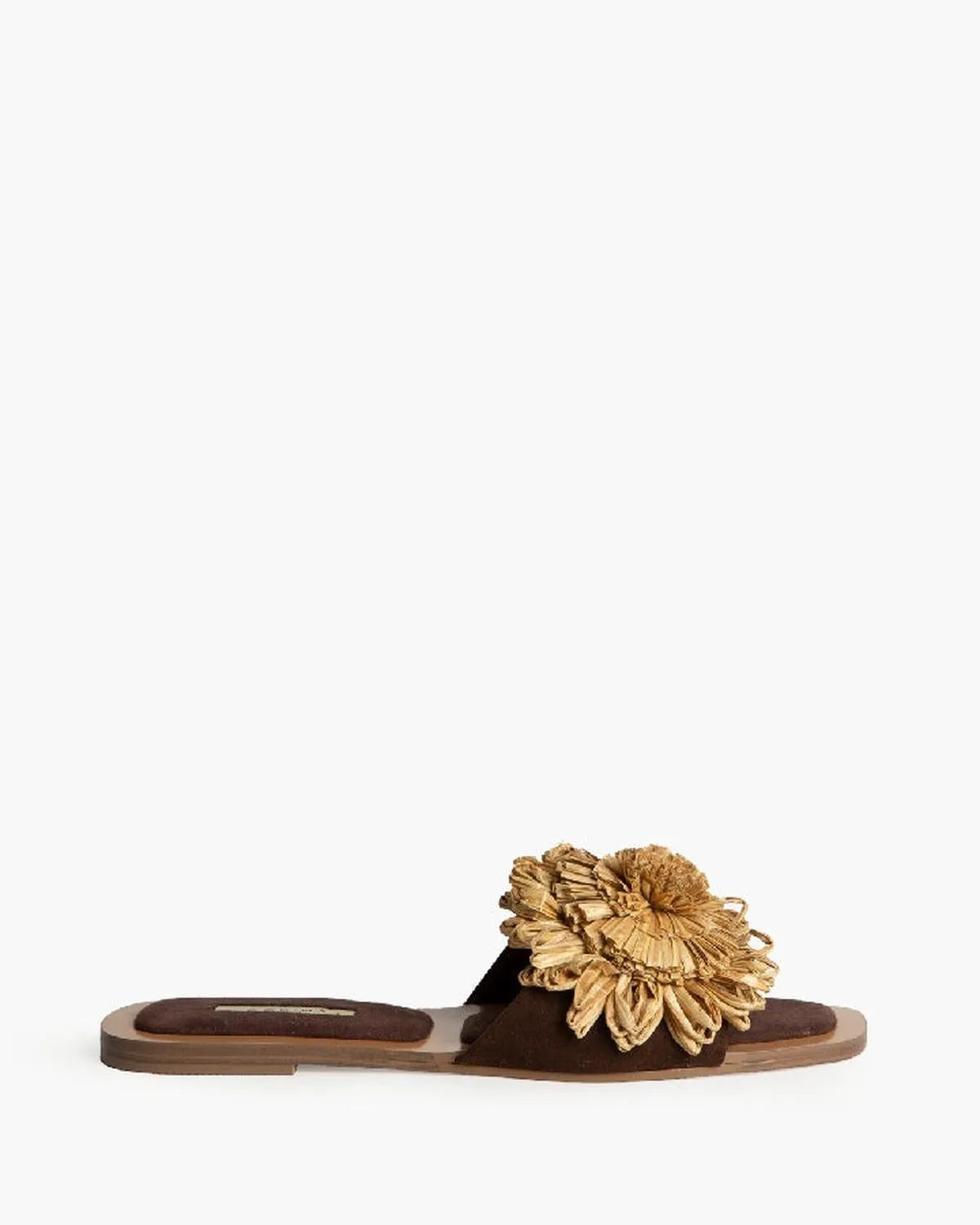 SLIPPER WITH FLOWER DETAIL-Slippers-CORINA- Pointure.AE