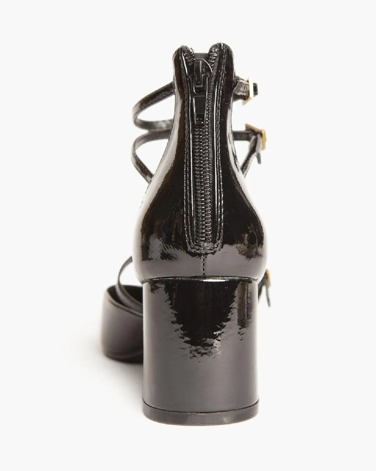 STRAP HEELS IN BLACK-Sandals-CORINA- Pointure.AE