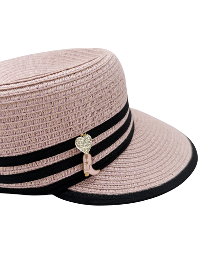 STRAW HAT IN PURPLE-Hats-ALEX MAX- Pointure.AE