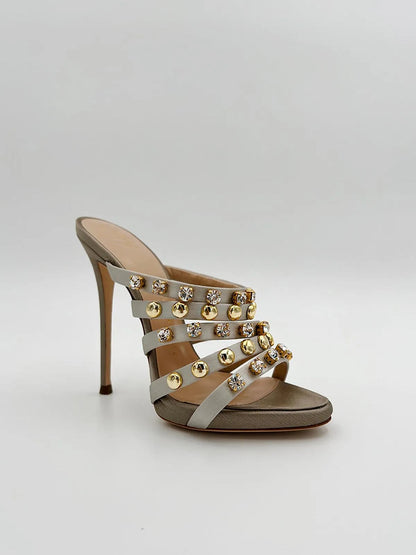 STUDDED STRAPS MULE-Mules-GIUSEPPE ZANOTTI- Pointure.AE