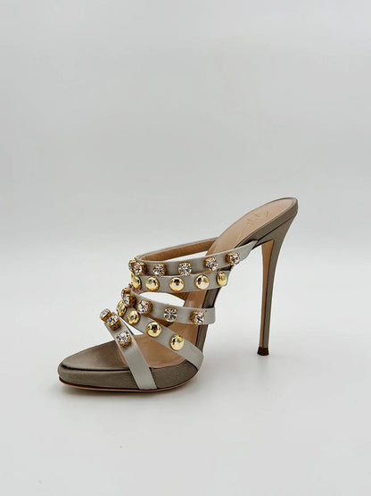 STUDDED STRAPS MULE-Mules-GIUSEPPE ZANOTTI- Pointure.AE