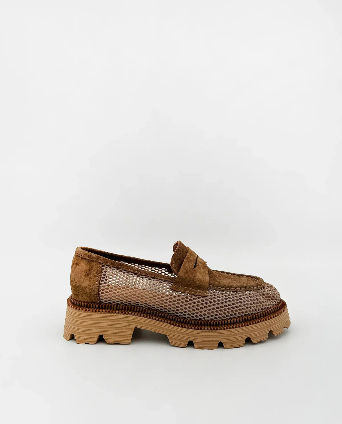 SUEDE-MESH LOAFER-Loafers-TUCINO- Pointure.AE