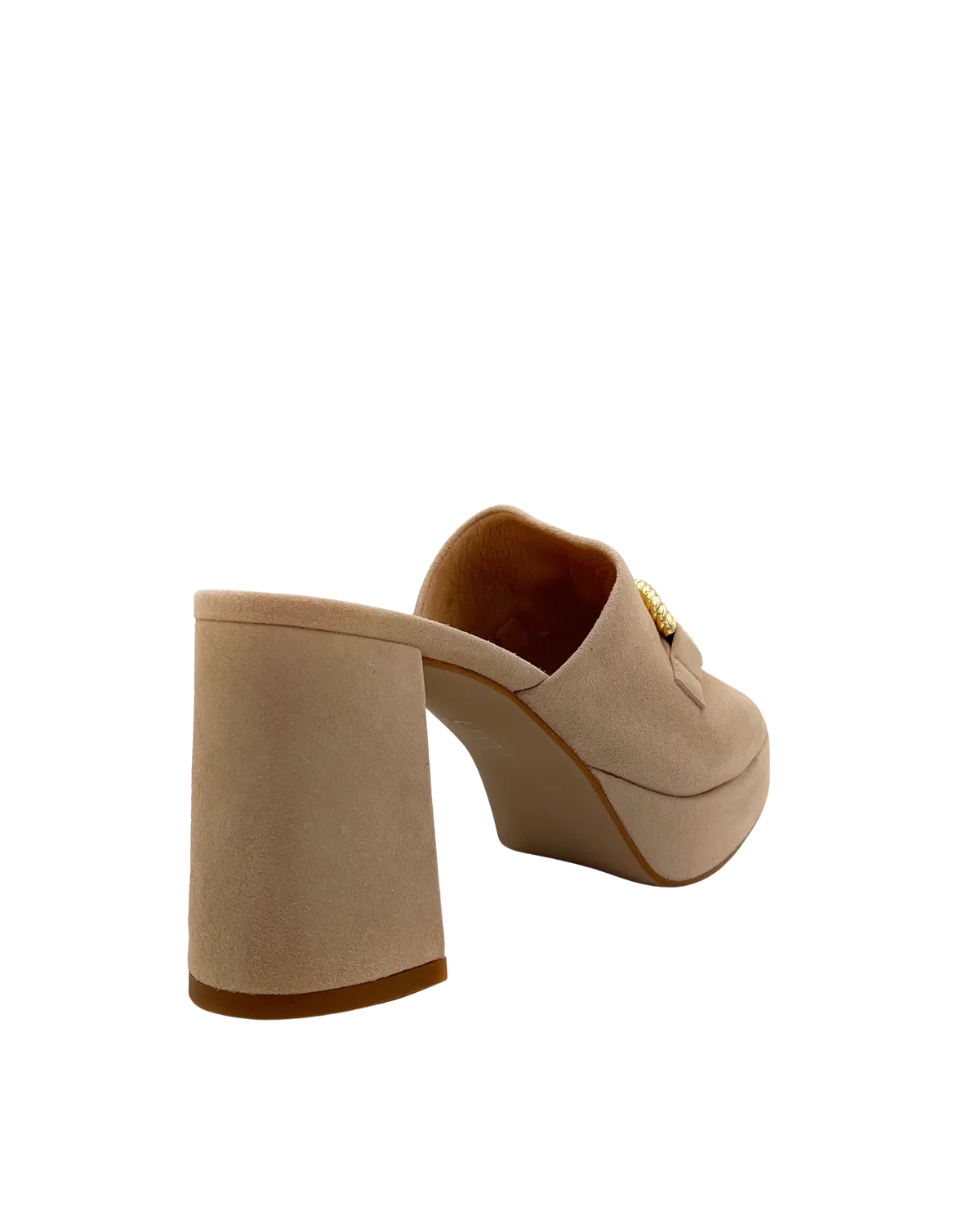 SUEDE SANDAL WITH TRIM-Mules-UNISA- Pointure.AE