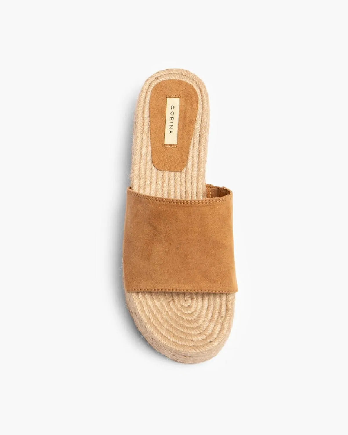 SUEDE WEDGE MULE IN CAMEL-Mules-CORINA- Pointure.AE