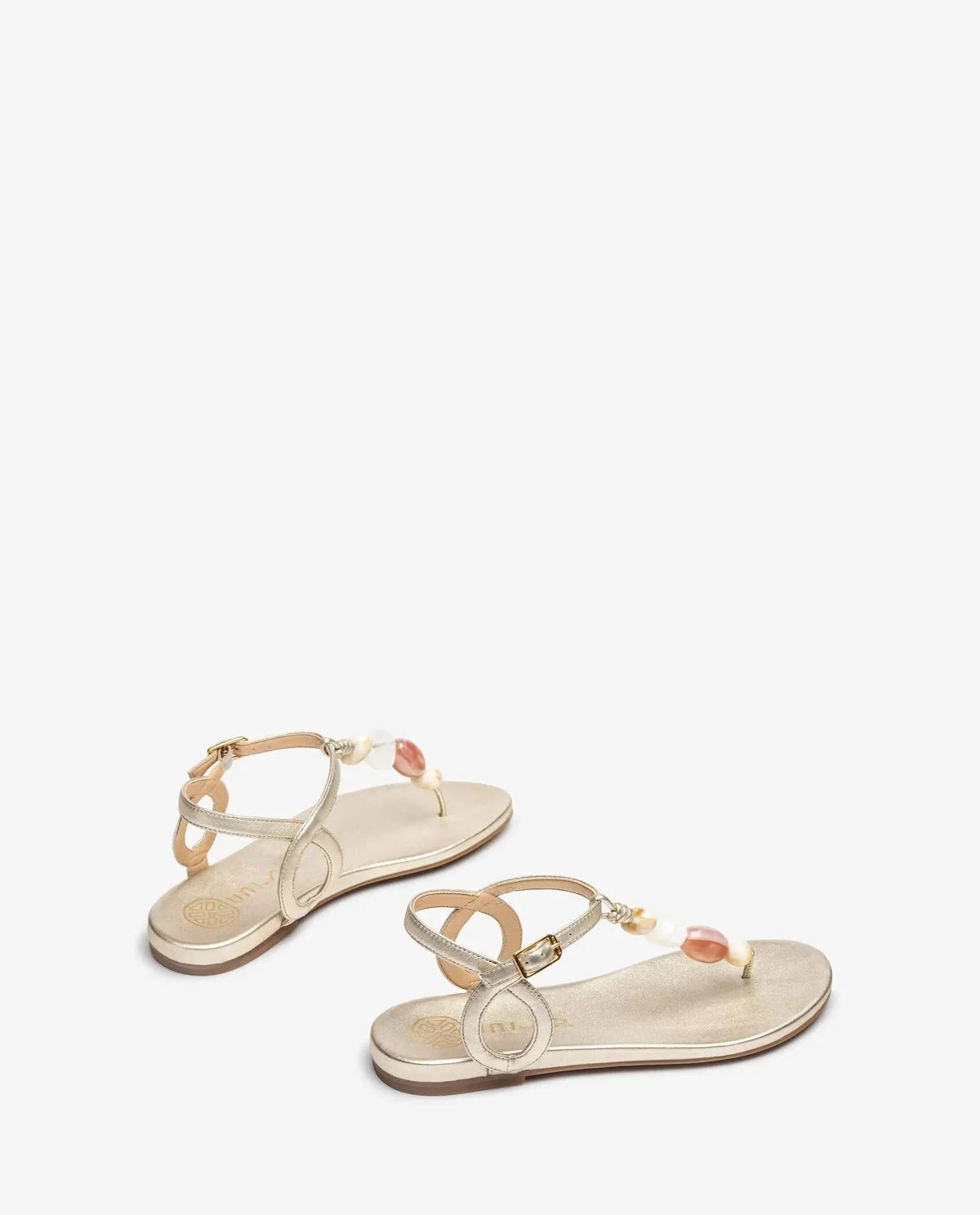 TOE-POST SANDAL WITH COLOURED TRIM-Flats-UNISA- Pointure.AE