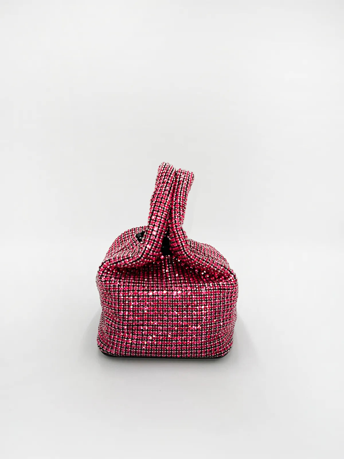 TOP HANDLE RHINESTONE BAG IN FUXIA-Top Handle Bags-STAY IN STYLE- Pointure.AE