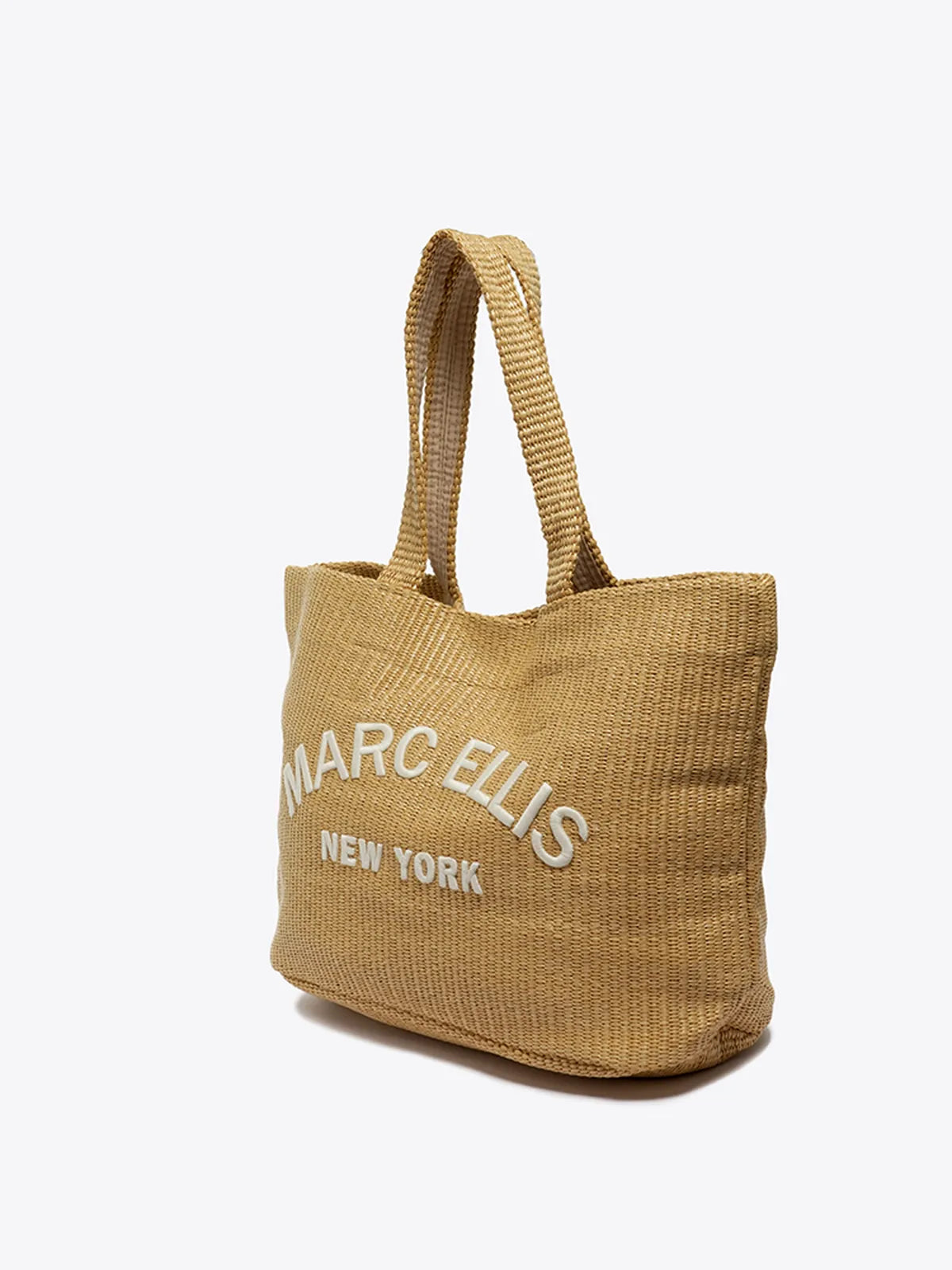 TOTE BAG IN BEIGE-Tote Bags-MARC ELLIS- Pointure.AE