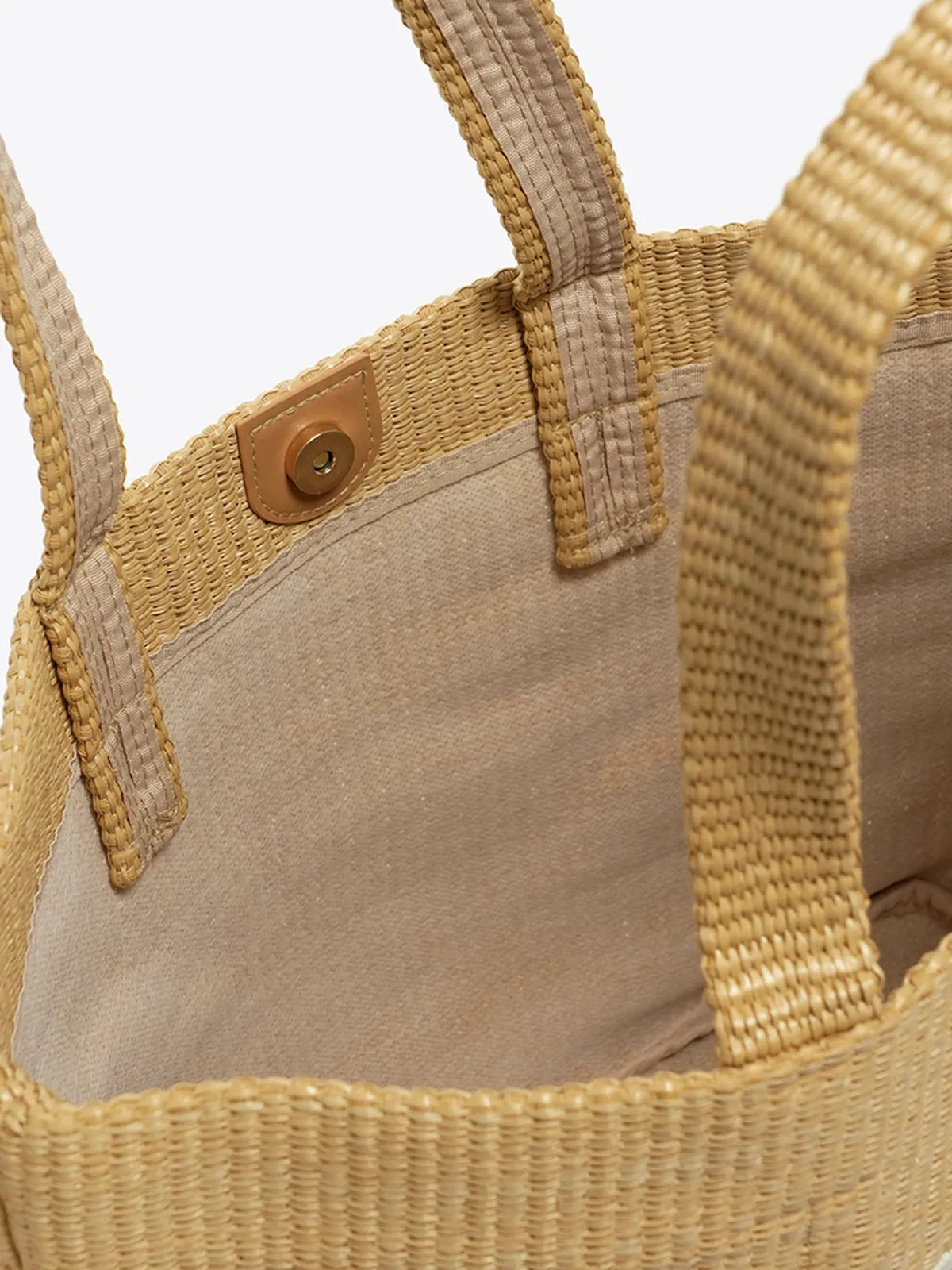 TOTE BAG IN BEIGE-Tote Bags-MARC ELLIS- Pointure.AE