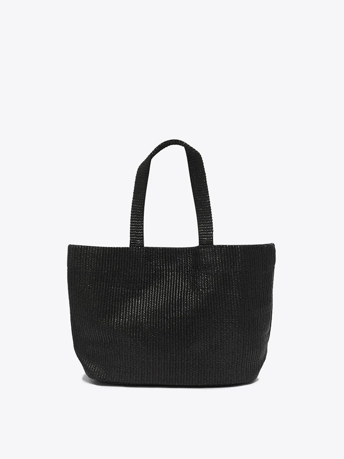 TOTE BAG IN BLACK-Tote Bags-MARC ELLIS- Pointure.AE