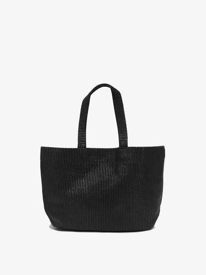 TOTE BAG IN BLACK-Tote Bags-MARC ELLIS- Pointure.AE