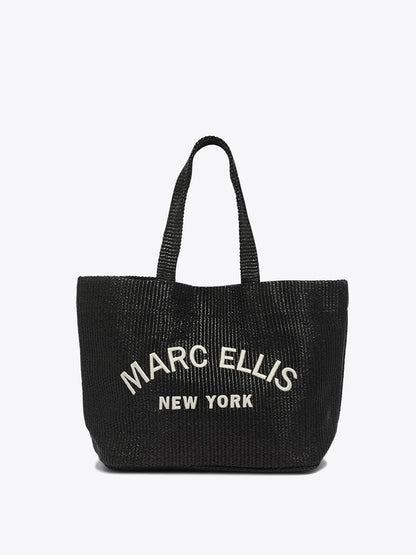 TOTE BAG IN BLACK-Tote Bags-MARC ELLIS- Pointure.AE