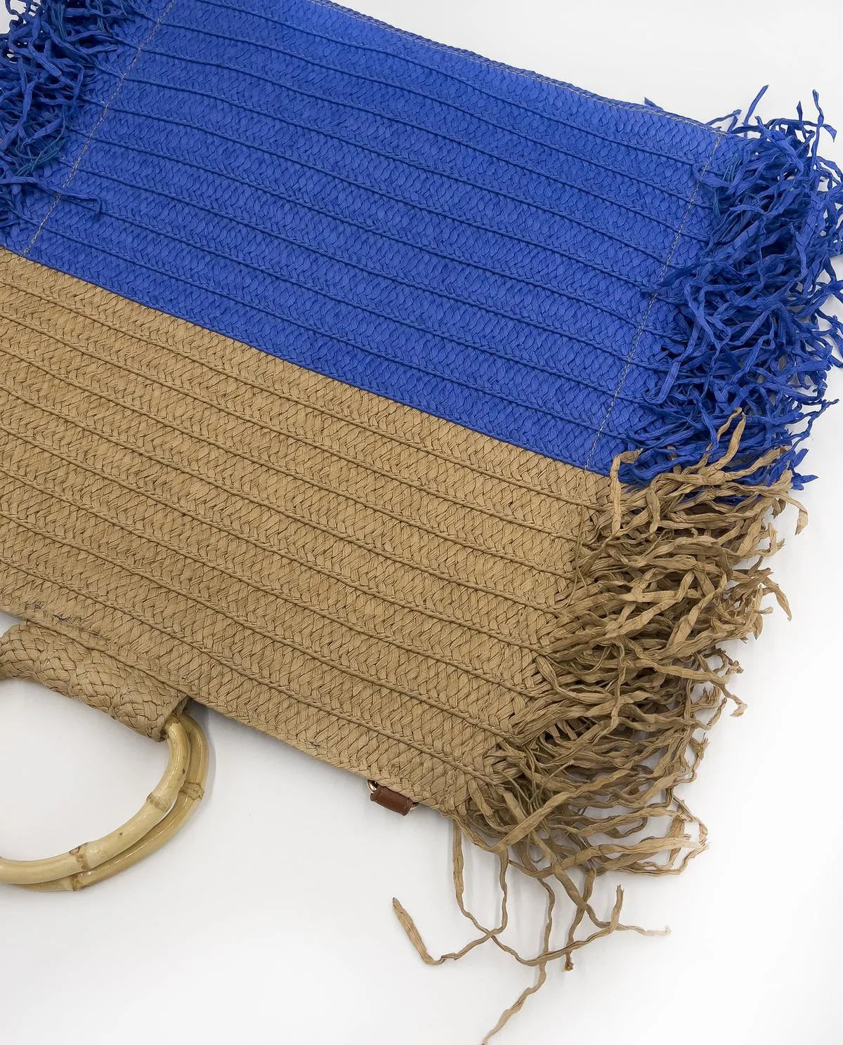 TWO TONE BEACH BAG-Top Handle Bags-ALEX MAX- Pointure.AE