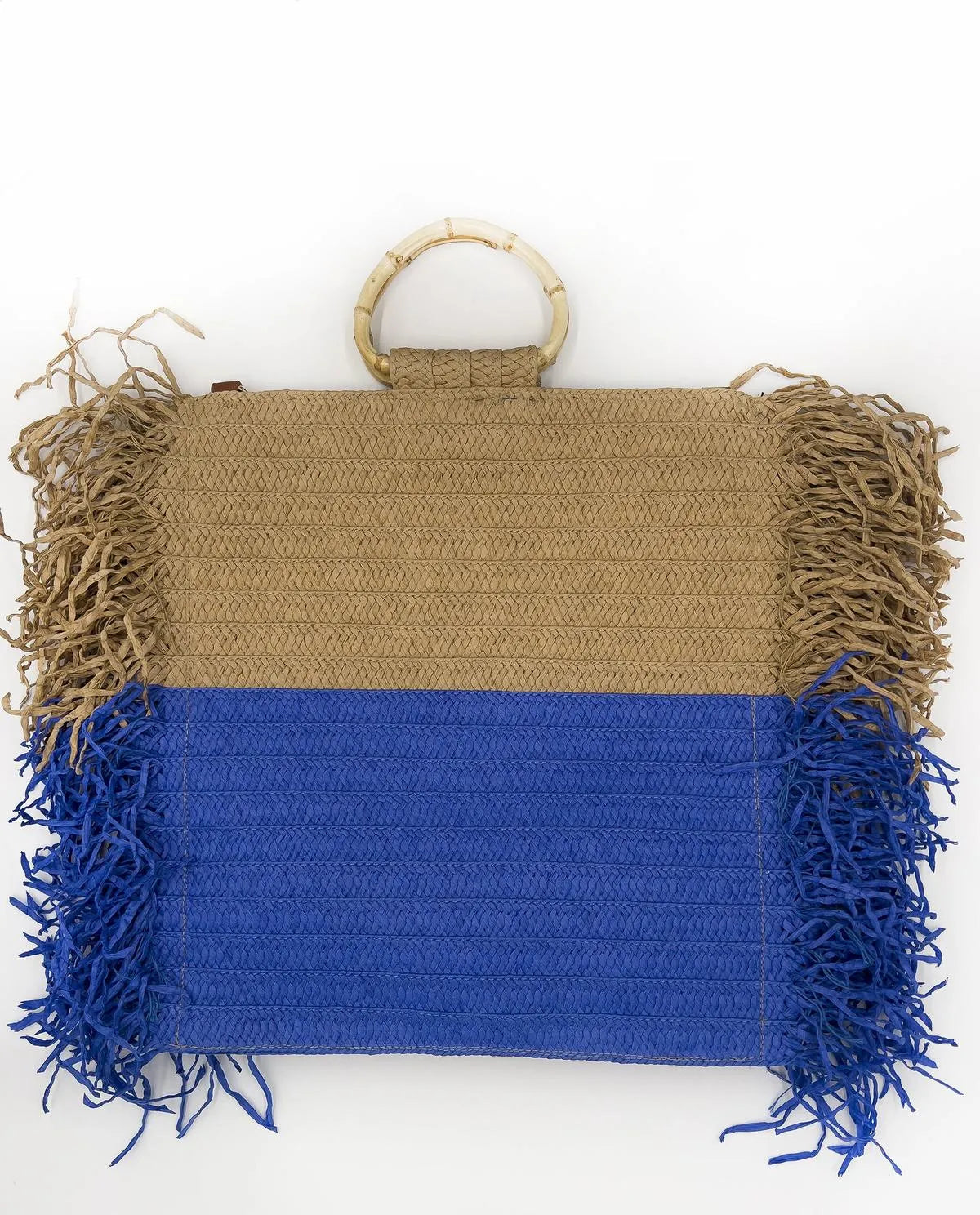 TWO TONE BEACH BAG-Top Handle Bags-ALEX MAX- Pointure.AE