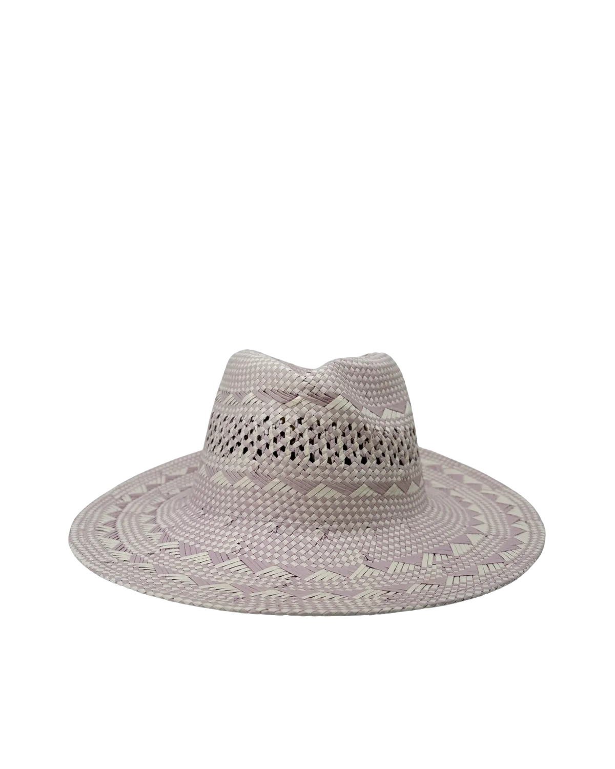 TWO-TONE STRAW HAT-Hats-ALEX MAX- Pointure.AE