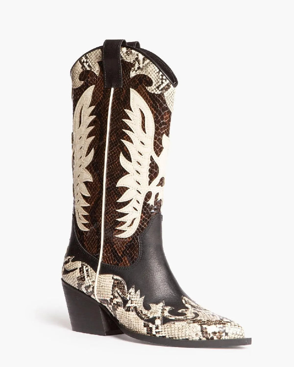 UNDER KNEE DESIGNED TEXAS BOOTS-Texas boots-CORINA- Pointure.AE