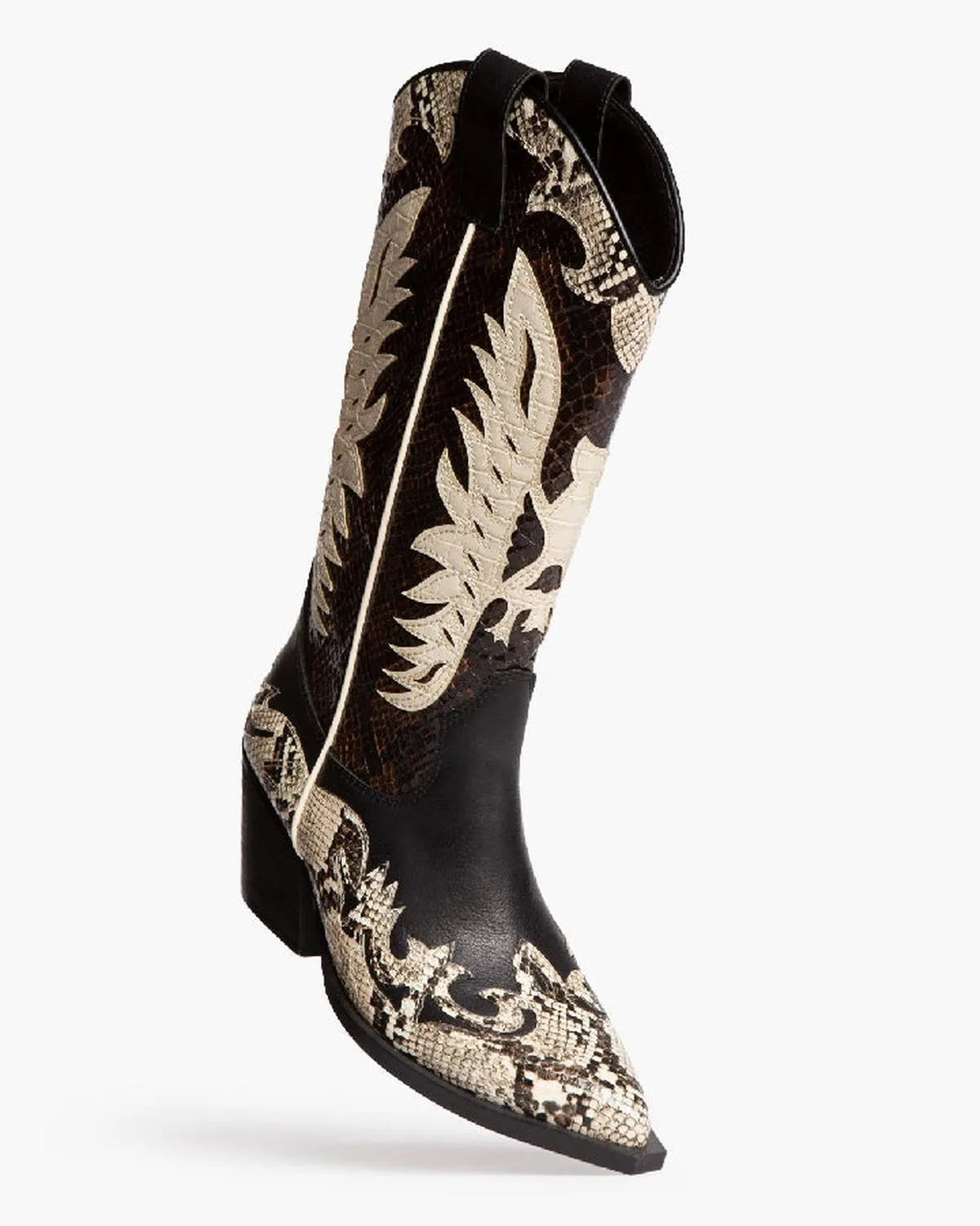 UNDER KNEE DESIGNED TEXAS BOOTS-Texas boots-CORINA- Pointure.AE