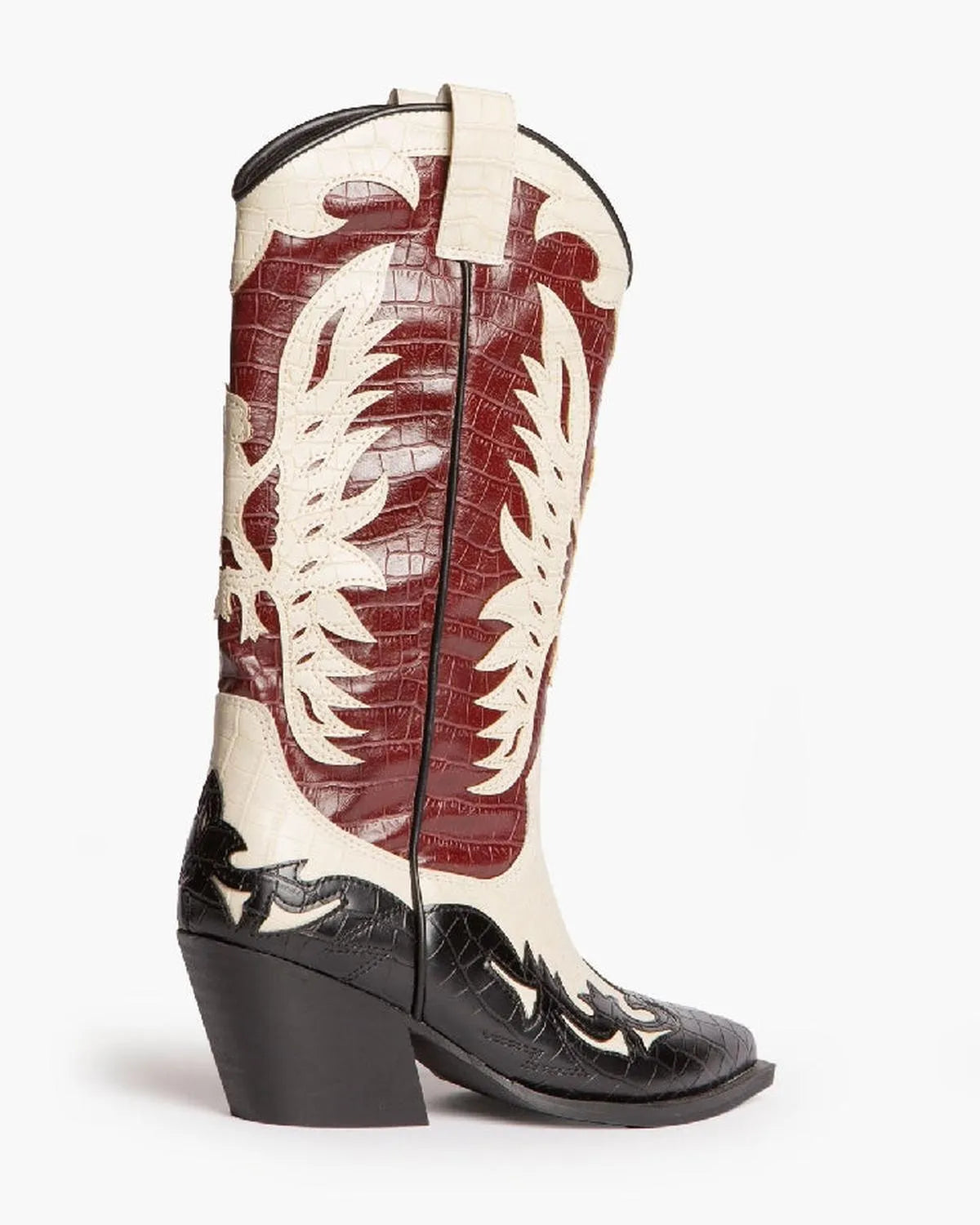 UNDER KNEE DESIGNED TEXAS BOOTS-Texas boots-CORINA- Pointure.AE