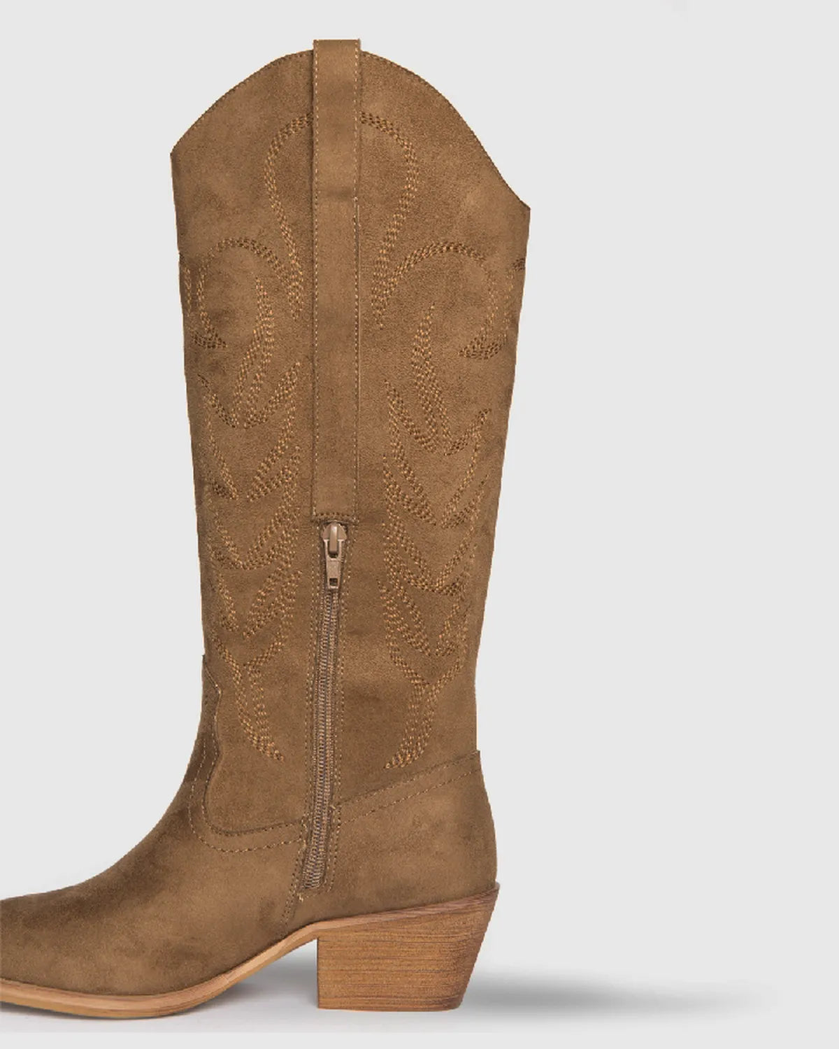 UNDER KNEE TEXAS BOOTS IN BROWN-Texas boots-CORINA- Pointure.AE