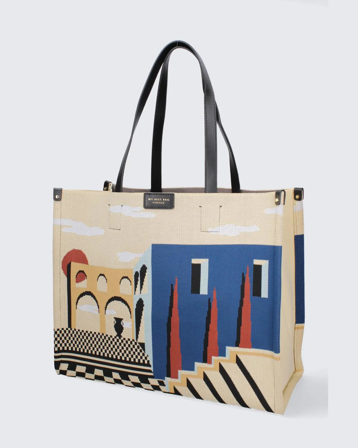 VENUS LANDSCAPE - GREEK SUNRISE-Tote Bags-MY BEST BAG- Pointure.AE