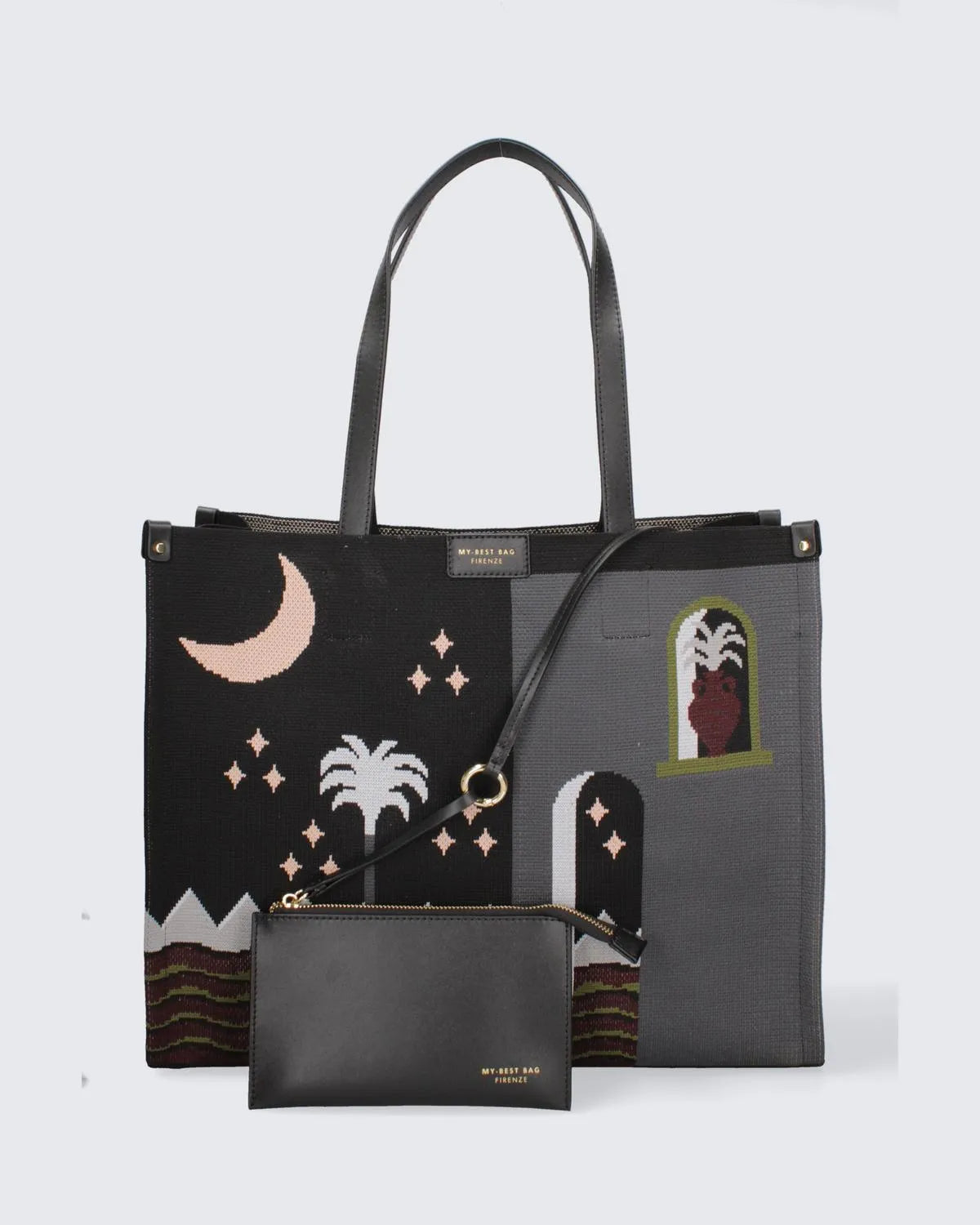 VENUS LANDSCAPE - MOROCCO NIGHT-Tote Bags-MY BEST BAG- Pointure.AE