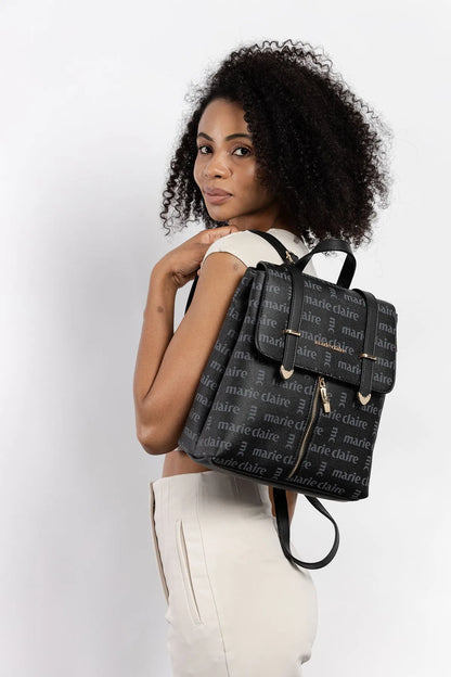 ZIP MONOGRAM BACKPACK-Backpacks-MARIE CLAIRE- Pointure.AE